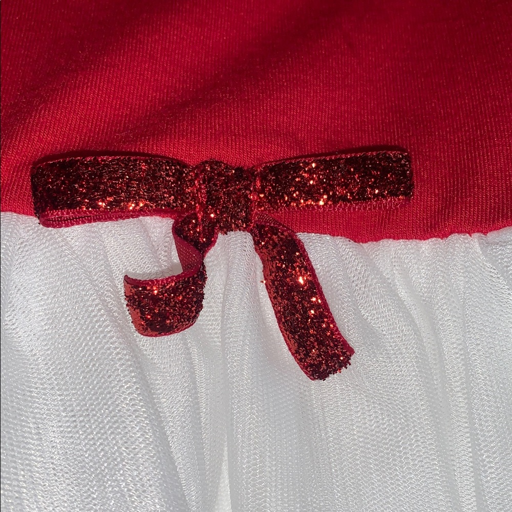 Zunie Red “Sparkle” Holiday Dress 6 EUC Christmas - Picture 7 of 12